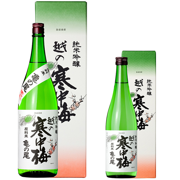 越の寒中梅　純米吟醸  亀の尾 